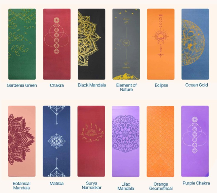 Purpose Printed Yoga Mat - B2B Supplier India